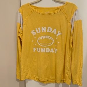 Sunday Funday long sleeve graphic tee